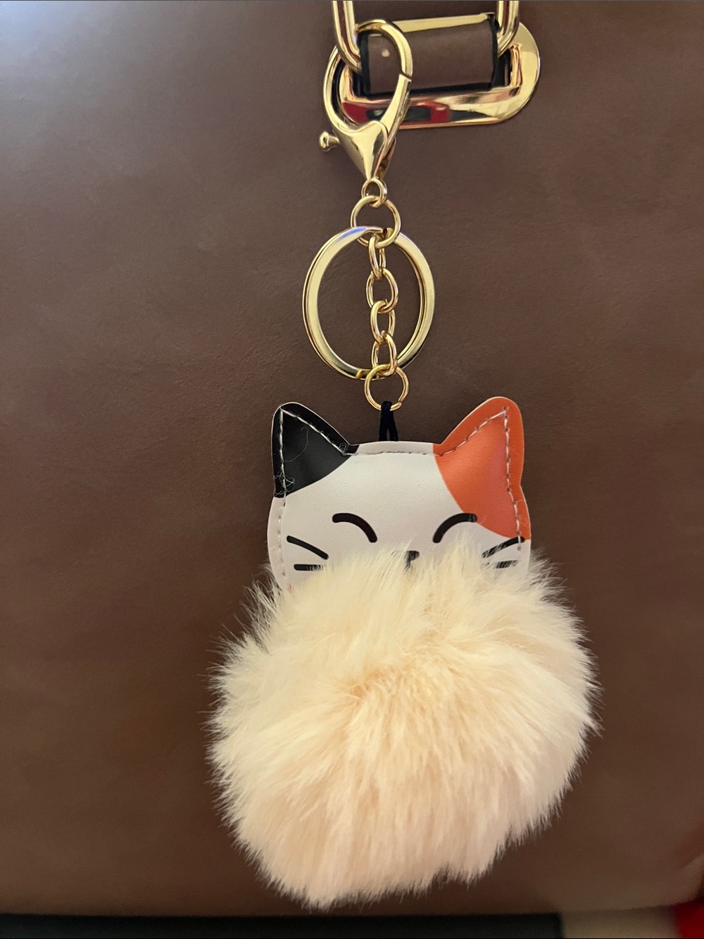 π₯Cute Cat Pom Pom Keychain - All Assorted Colors - Picture 10 of 12